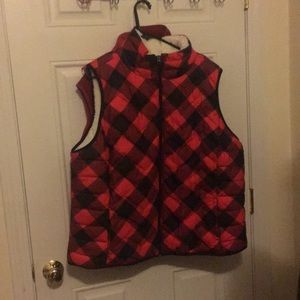 So plaid vest 2X